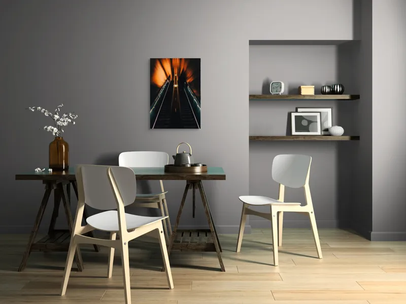 Tablou Canvas – Călătorie către lumina necunoscută: Artă murală sugestivă, 50 x 70 cm – poza 5