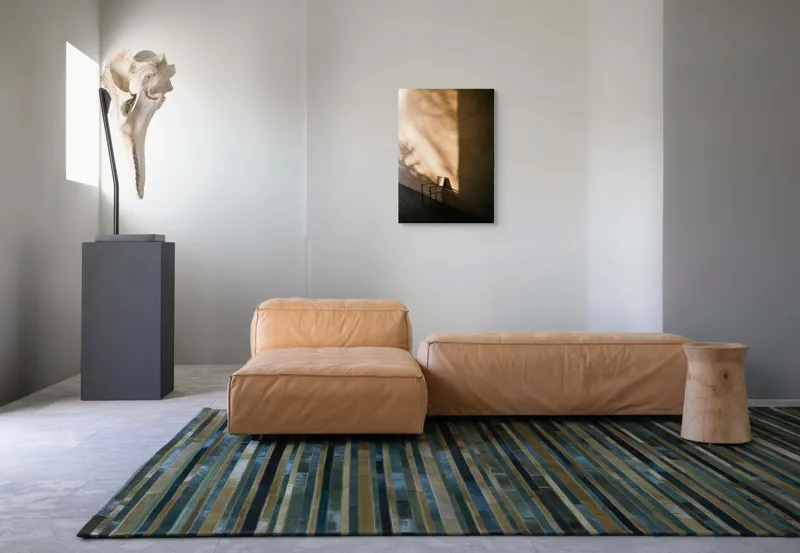 Tablou Canvas Umbra și Lumină pe Perete - Artă pentru Calm și Reflexie, 50 x 70 cm – poza 7