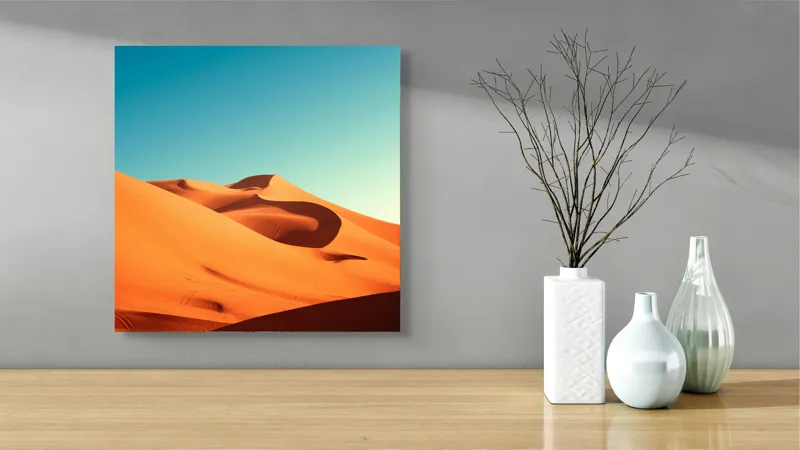 Tablou Canvas Peisaj Deșert – Design Artistic pentru Interioare, 50 x 50 cm – poza 3