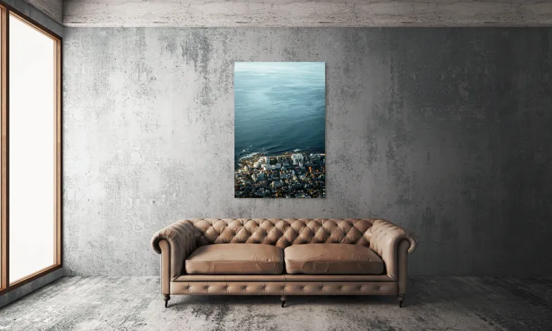 Tablou Canvas, Peisaj Urban la Ocean, , Multicolor, 100 x 150 cm – poza 6