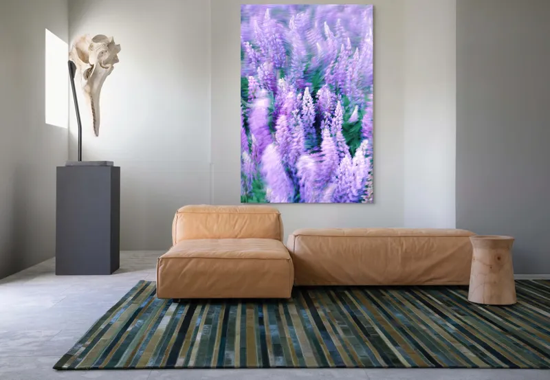 Tablou Canvas, "Dansul Vântului Printre Flori Mov", 100 x 150 cm – poza 7