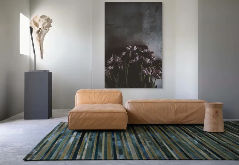 Tablou Canvas, "Flori de lalea în penumbră misterioasă", Flori, Lalele, Umbre, Textură, Întunecat, Elegant, Natural, Bogat, Contrast, Delicat, 100 x 150 cm – poza 7