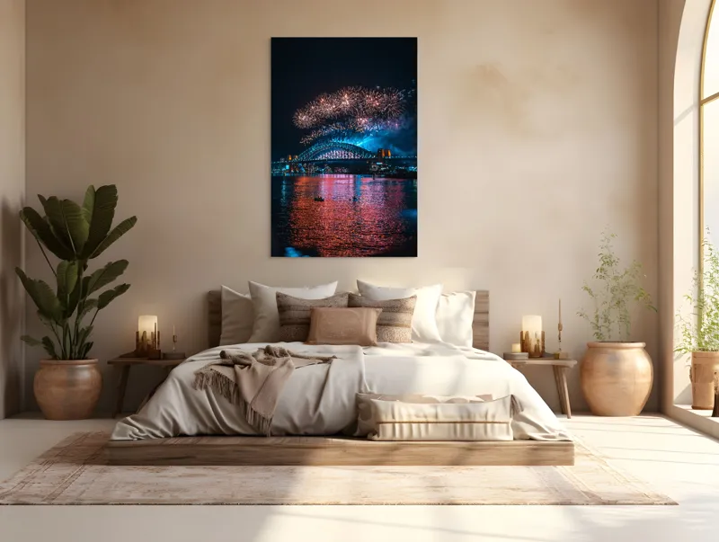 Tablou Canvas Explozie de Lumină Peste Apă, 100 x 150 cm – poza 3