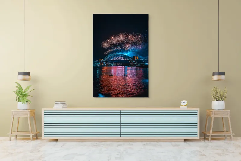 Tablou Canvas Explozie de Lumină Peste Apă, 100 x 150 cm – poza 4