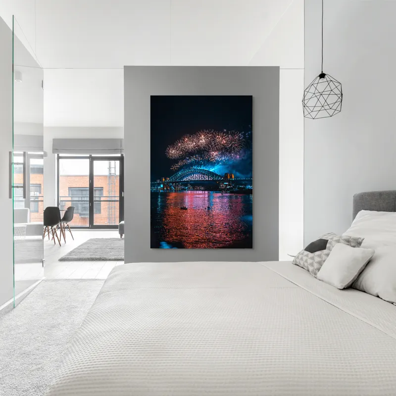 Tablou Canvas Explozie de Lumină Peste Apă, 100 x 150 cm – poza 5
