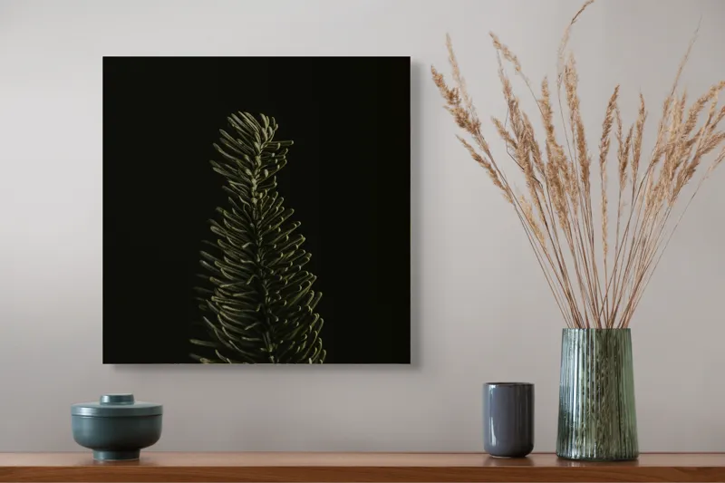 Tablou Canvas Pădure Verzi Păduriști Artă Murală, 50 x 50 cm – poza 4