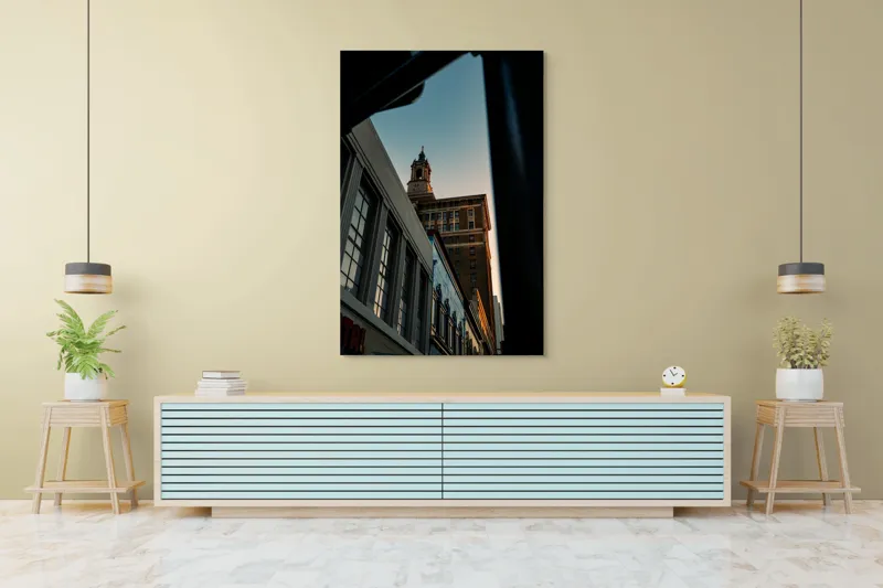 Tablou Canvas cu tema Luminii peste orașul vechi, 100 x 150 cm – poza 4
