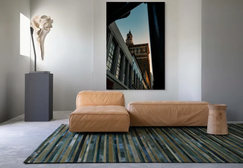 Tablou Canvas cu tema Luminii peste orașul vechi, 100 x 150 cm – poza 7