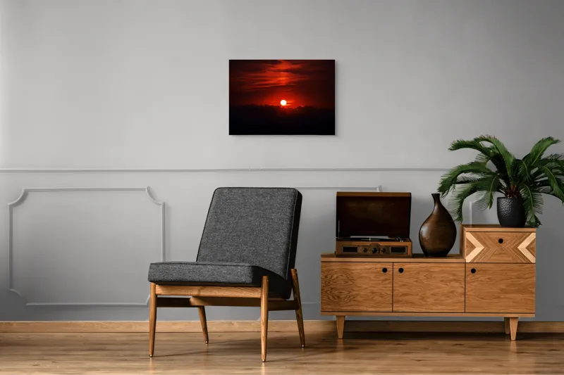 Tablou Canvas Apus de Soare – Artă Vibrantă pentru Decor, 70 x 50 cm – poza 4