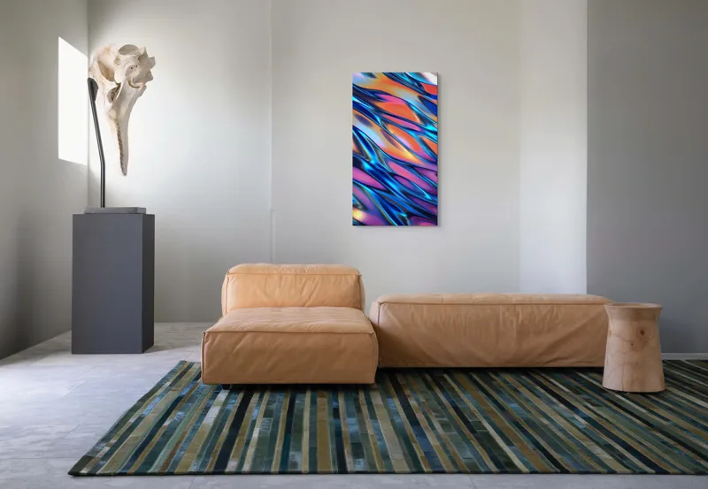 Tablou Canvas, "Valuri de lumină și culoare", 50 x 90 cm – poza 5