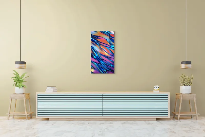 Tablou Canvas, "Valuri de lumină și culoare", 50 x 90 cm – poza 6