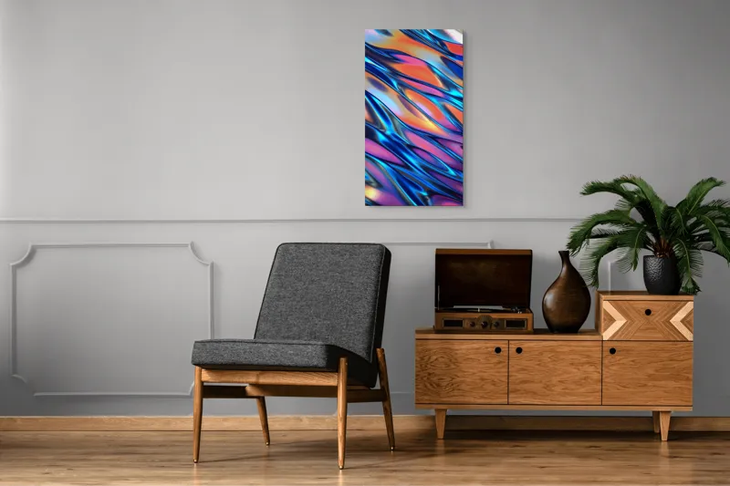 Tablou Canvas, "Valuri de lumină și culoare", 50 x 90 cm – poza 8
