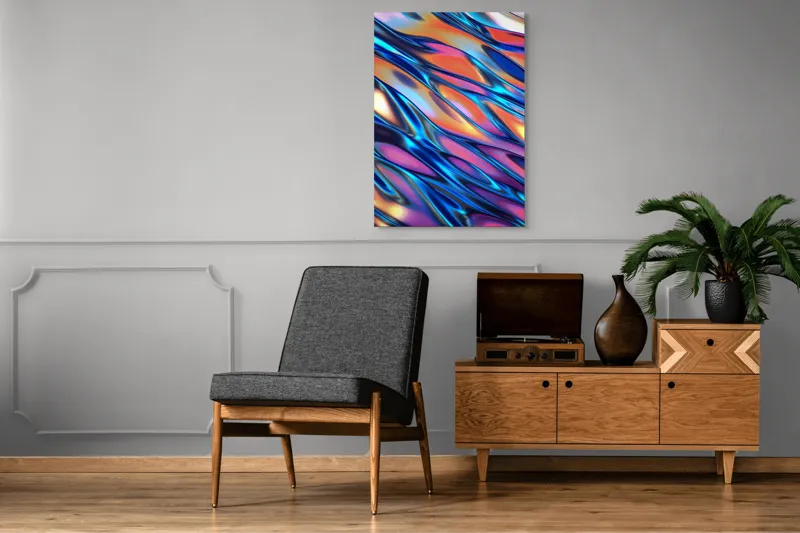 Tablou Canvas, "Valuri de lumină și culoare", 70 x 100 cm – poza 6