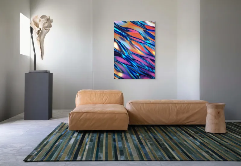 Tablou Canvas, "Valuri de lumină și culoare", 70 x 100 cm – poza 7