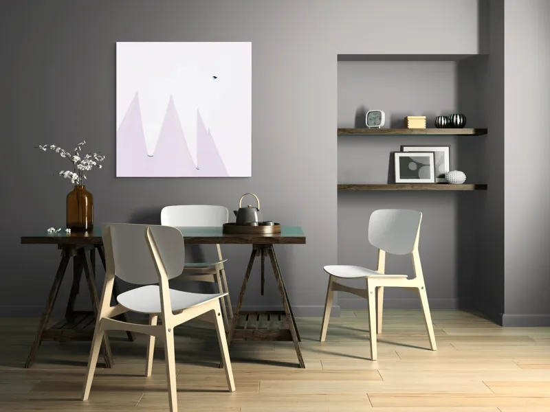 Tablou Canvas, Zbor tăcut în serenitatea cerului, 100 x 100 cm – poza 6