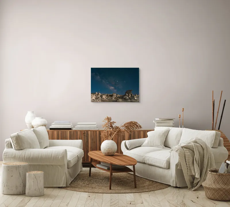 Tablou Canvas, Regatul Stâncilor sub Cerul Înstelat, 70 x 50 cm – poza 6