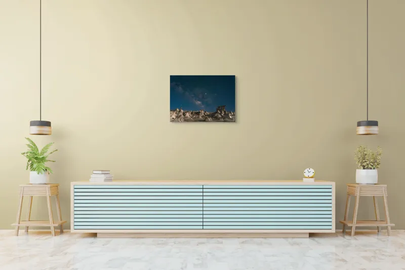 Tablou Canvas, Regatul Stâncilor sub Cerul Înstelat, 70 x 50 cm – poza 7