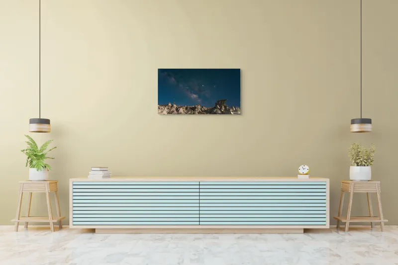 Tablou Canvas, Regatul Stâncilor sub Cerul Înstelat, 90 x 50 cm – poza 5