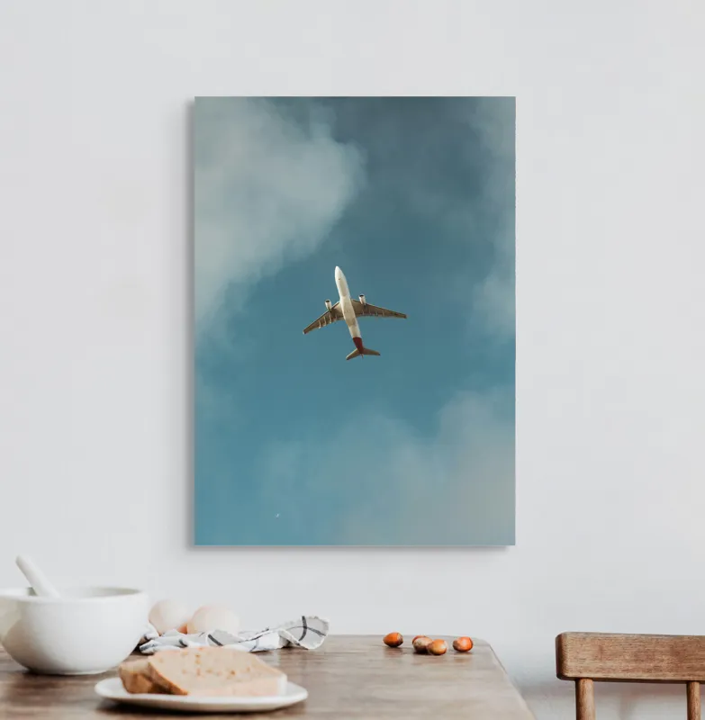 Tablou Canvas, Zbor către infinitul cerului albastru, 50 x 70 cm