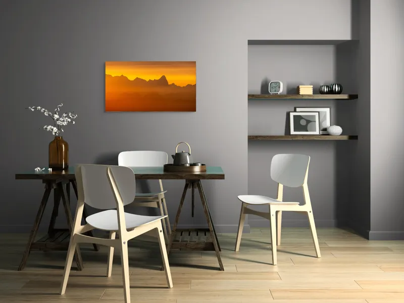 Tablou Canvas, Răsărit peste Munți, 90 x 50 cm – poza 3
