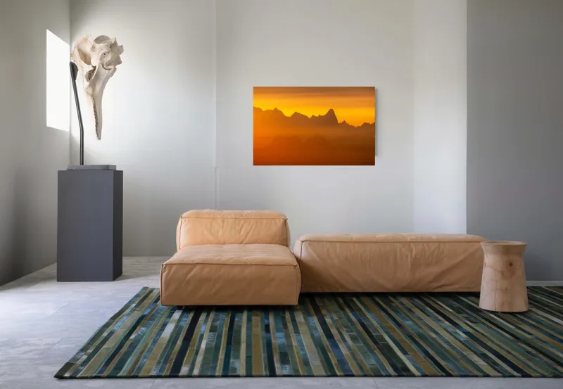Tablou Canvas, Răsărit peste Munți, 90 x 50 cm – poza 8