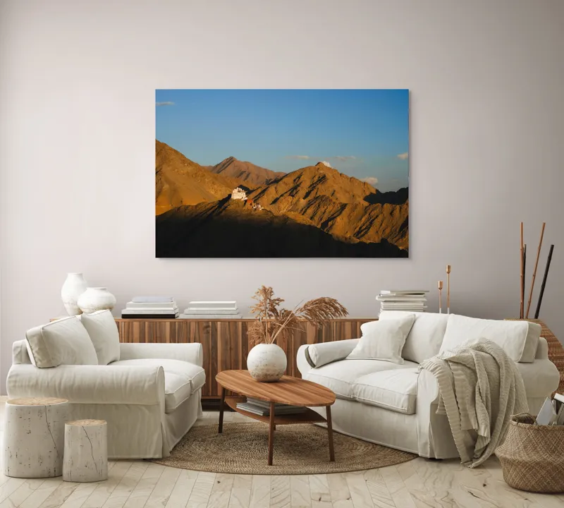 Tablou Canvas Lumina Templului în Muntele Auriu, 150 x 100 cm – poza 3