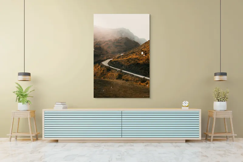Tablou Canvas Drumul viselor printre coline arămii, 100 x 150 cm – poza 4