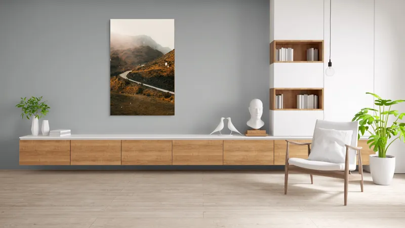 Tablou Canvas Drumul viselor printre coline arămii, 100 x 150 cm – poza 8