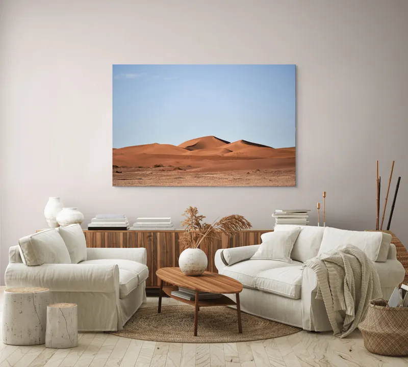 Tablou Canvas cu tema deșertului aurit, artă murală unică, 150 x 100 cm – poza 3