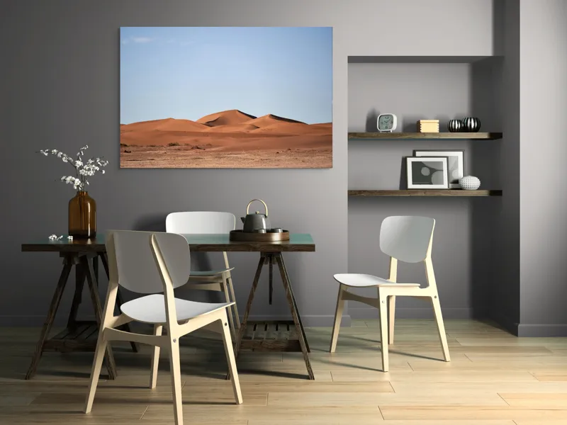 Tablou Canvas cu tema deșertului aurit, artă murală unică, 150 x 100 cm – poza 5