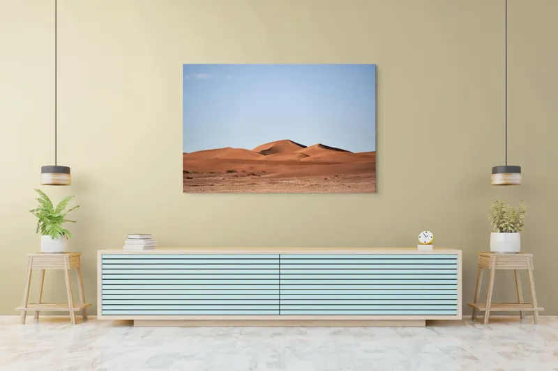 Tablou Canvas cu tema deșertului aurit, artă murală unică, 150 x 100 cm – poza 6