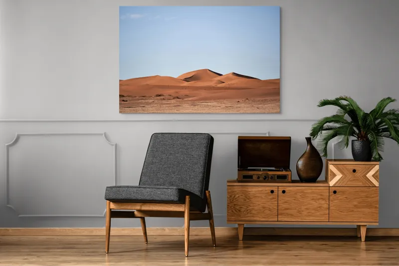 Tablou Canvas cu tema deșertului aurit, artă murală unică, 150 x 100 cm – poza 8