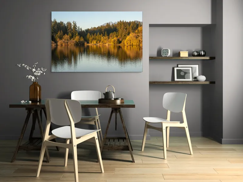 Tablou Canvas Reflexii Aurii în Asfințit Seren, 150 x 100 cm – poza 5