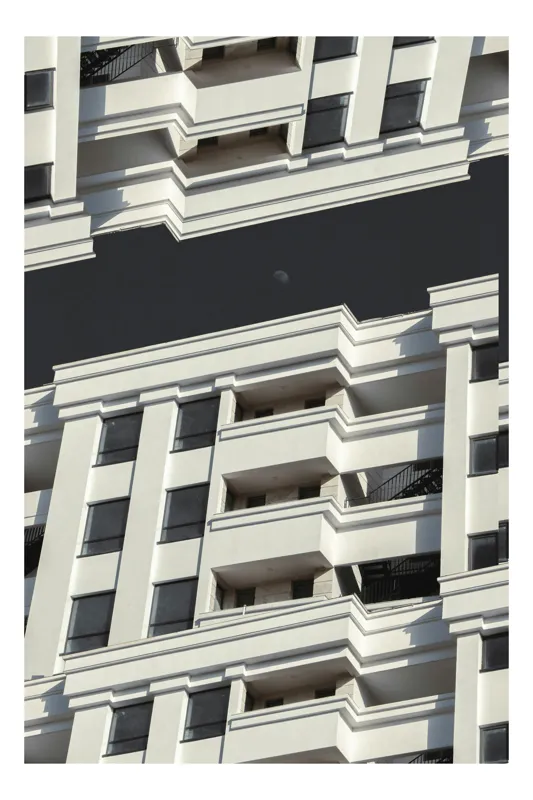 Tablou Canvas Armonia geometrica cerului urban, 50 x 90 cm