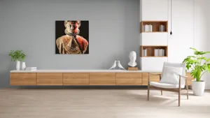 Tablou Canvas, "Împăratul în lumina dramatică", 100 x 100 cm – poza 8