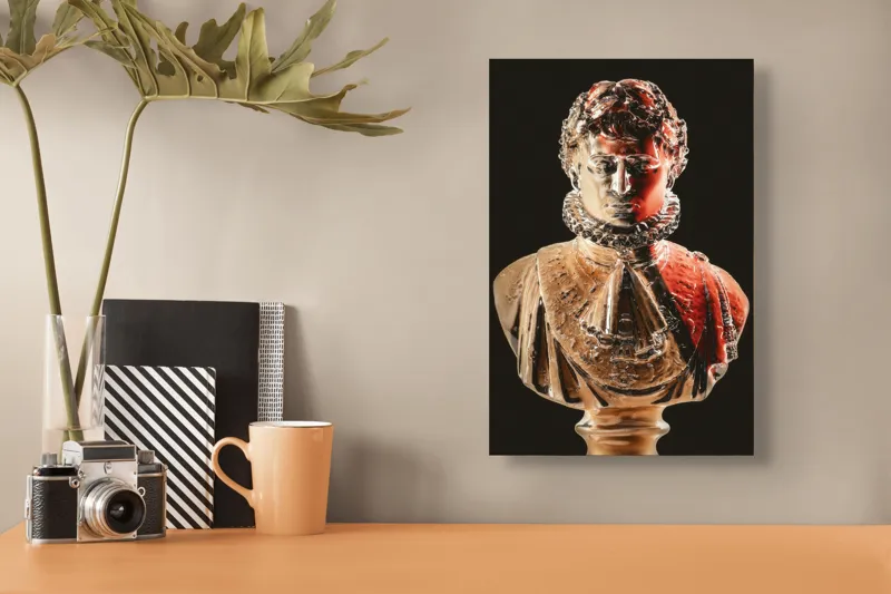 Tablou Canvas, "Împăratul în lumina dramatică", 26 x 39 cm – poza 3