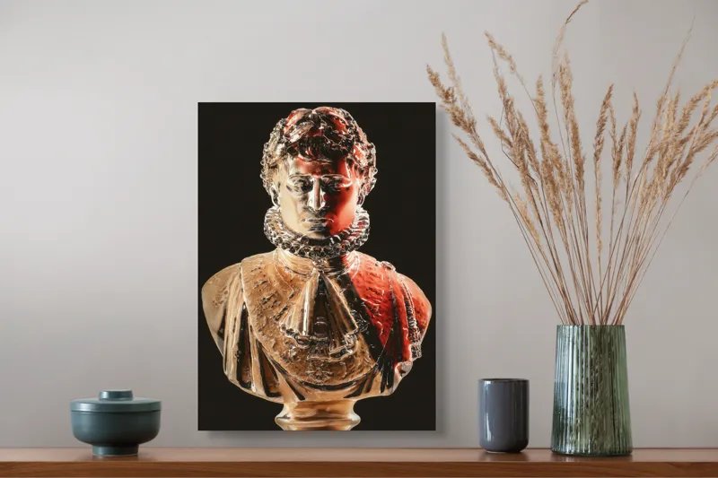 Tablou Canvas, "Împăratul în lumina dramatică", 39 x 54 cm – poza 3