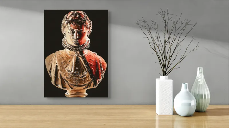 Tablou Canvas, "Împăratul în lumina dramatică", 39 x 54 cm – poza 4