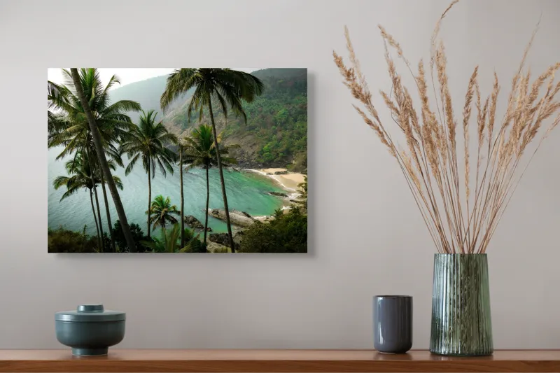 Tablou Canvas pe palmieri verzi evadare radiantă, 54 x 39 cm – poza 4