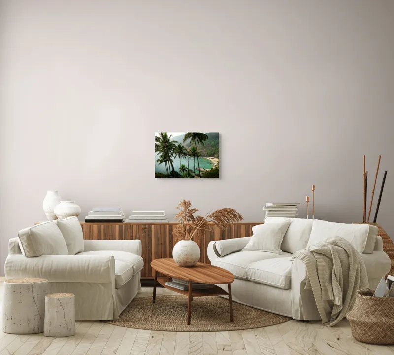 Tablou Canvas pe palmieri verzi evadare radiantă, 54 x 39 cm – poza 5