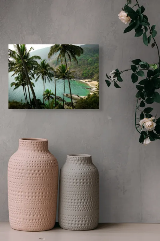 Tablou Canvas pe palmieri verzi evadare radiantă, 54 x 39 cm – poza 8