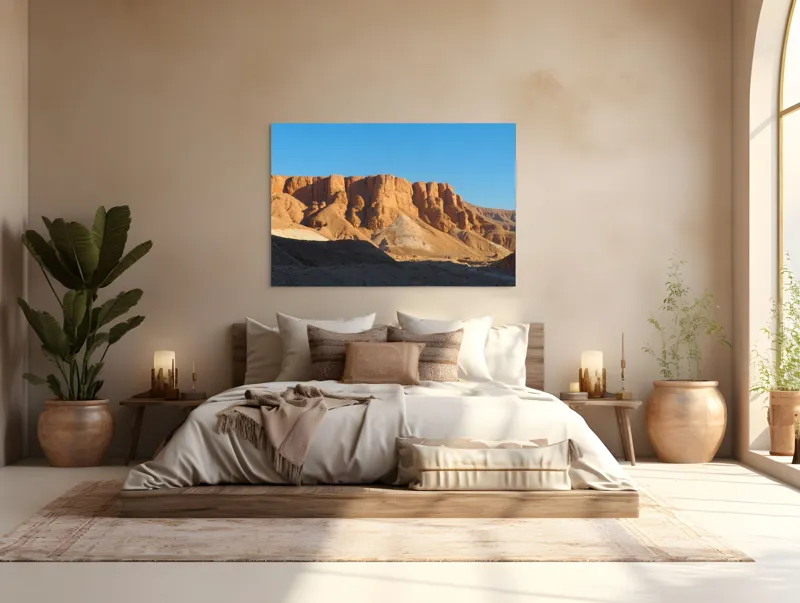 Tablou Canvas Deșert Egiptean Artă Pe Panou, 150 x 100 cm – poza 4