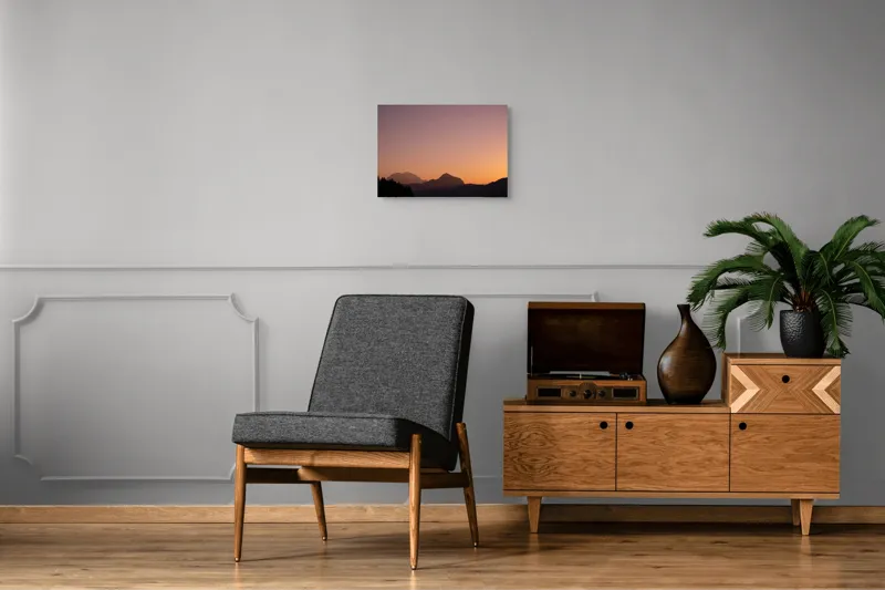 Tablou Canvas peisaj munți amurg pe munți, 54 x 39 cm – poza 7