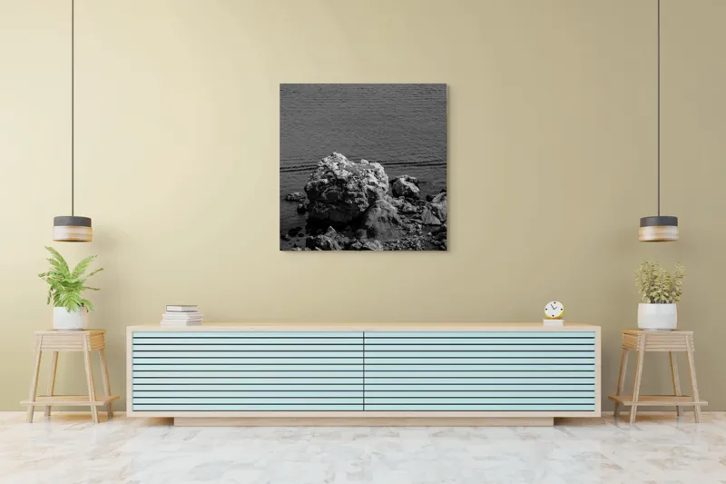 Tablou Canvas, "Colosul Somnoros al Mării Eterne", 100 x 100 cm – poza 5