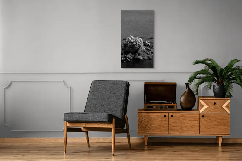 Tablou Canvas, "Colosul Somnoros al Mării Eterne", 50 x 90 cm – poza 8