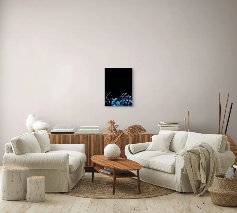 Tablou Canvas, "Fulgerele Viselor Întunecate în Noapte", 39 x 54 cm – poza 5