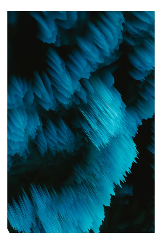 Tablou Canvas, Cascade de Vis Ceruleană, 39 x 54 cm