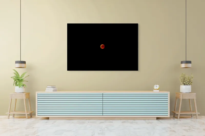 Tablou Canvas, "Luna roșie în tăcerea nopții", 150 x 100 cm – poza 6