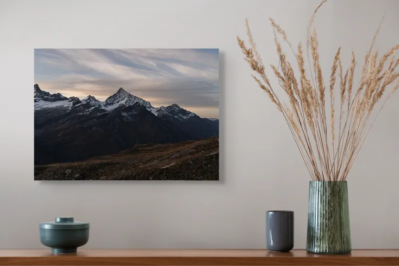 Tablou Canvas pe temă de peisaj cu atmosferă serenoasă, 54 x 39 cm – poza 4