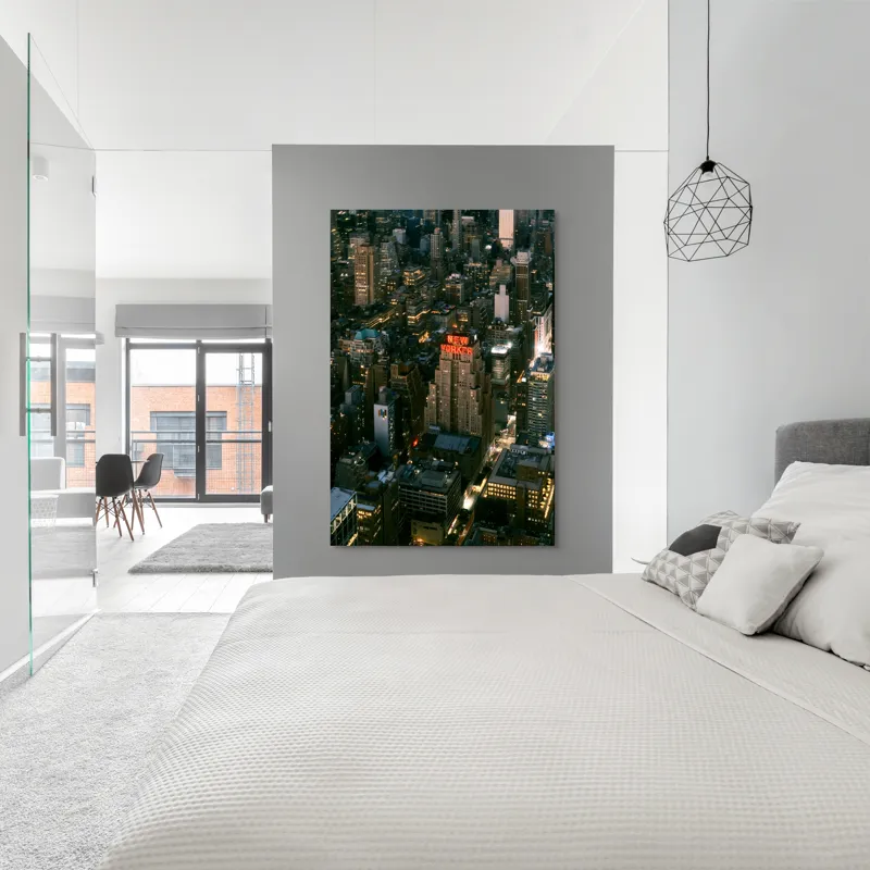 Tablou Canvas Nocturn cu Panoramă Urbană, , Multicolor, 100 x 150 cm – poza 5